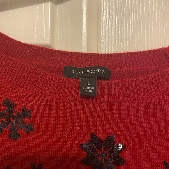 Talbots Sz L Knit Sweater - Picture 2 of 5